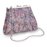 Women Pink Rose and Pearl Embellished Wedding/occasion Shoe and Clutch bag